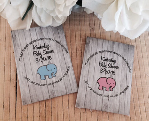Mommy to Bee Seed Packets  Girl or Boy Baby Shower Favors for Guests –  Choobly