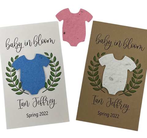 Plantable Seed Paper Ornaments/Gift Tags/Party Favors — ReTreeJoy